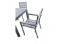 Ensemble MAGDA - Table de jardin 220 cm + 6 chaises + 2 fauteuils