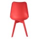 Chaise HELSI Rouge