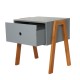 Table de nuit PILA Gris